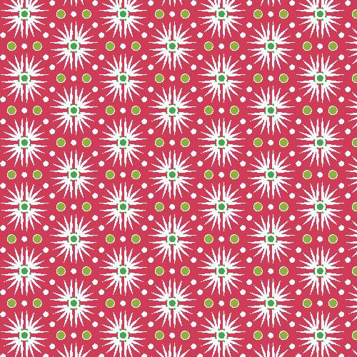 Andover Candy Cane - Itsy Bits A-7261-R ROT STAR