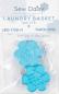 Preview: Laundry Basket Sew Daisy Turquoise