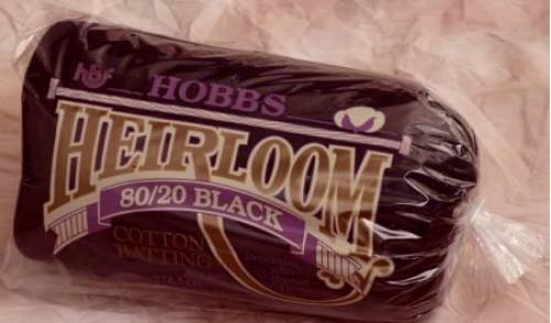 Hobbs Batting Heirloom schwarz