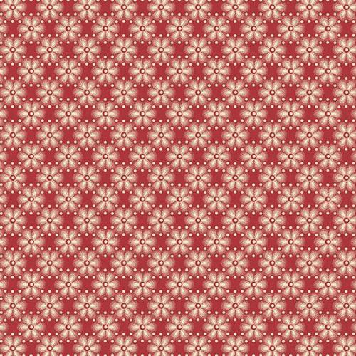 Noel by Laundry Basket Quilts A-9919-R Cranberry