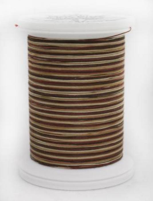 YLI MASCHINENQUILTGARN 500yd Cream to Brown 24450V02