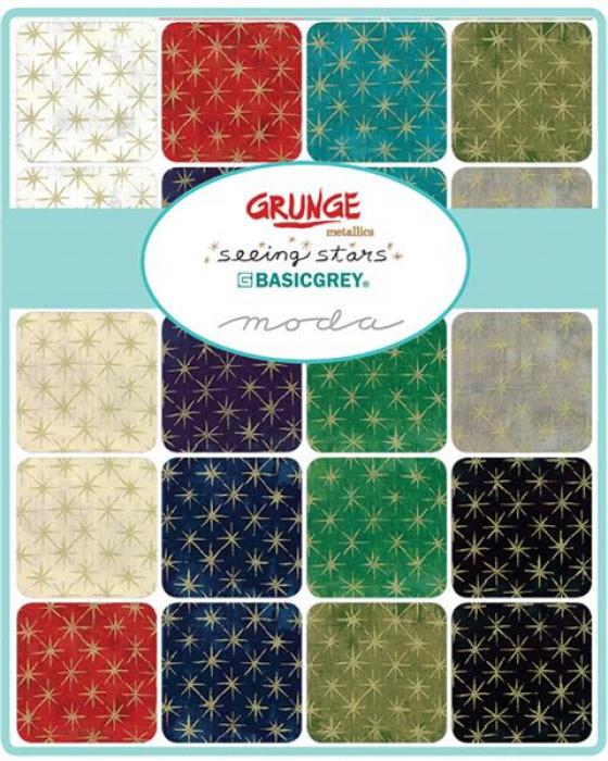 Stoff Im Web De Moda Basicgrey Grunge Seeing Stars Metallics 30148ppm stoff im web de