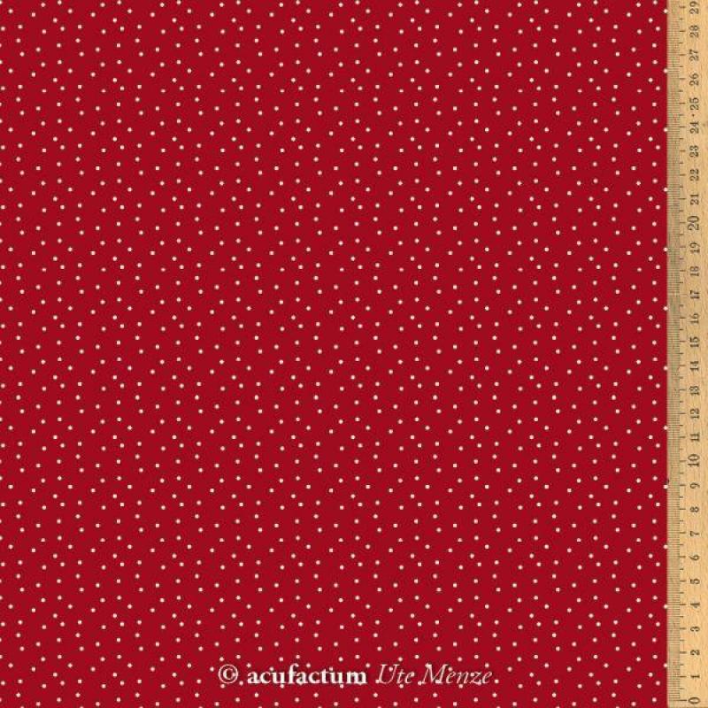 acufactum Ute Menze Tupfen rot weiß 3523-774