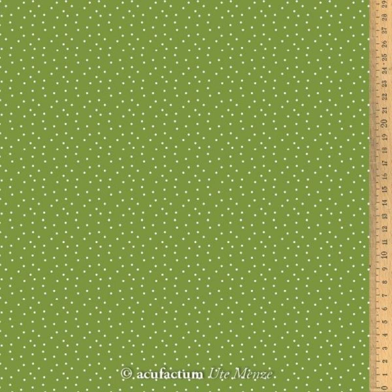 acufactum Daniela Drescher Tupfen olivgrün weiß 3523-807