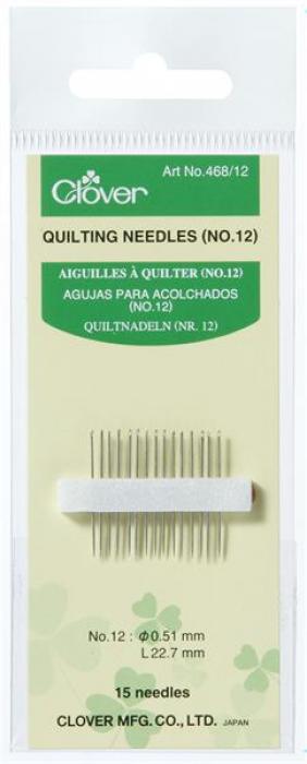 CLOVER QUILTNADELN 468/12