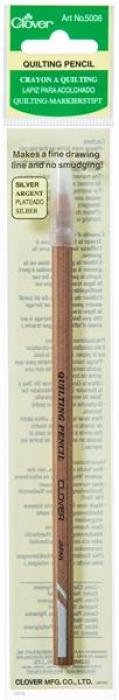CLOVER QUILTING-MARKIERSTIFT SILBER 5006