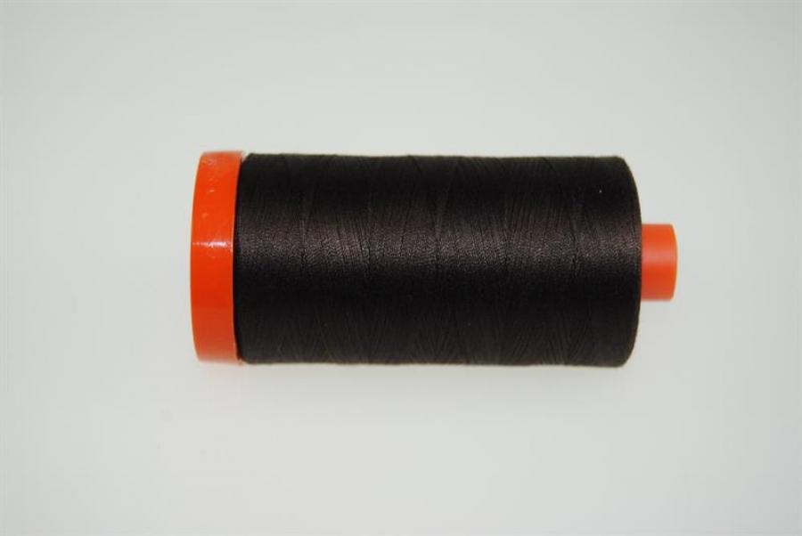 Aurifil Mako 28 100Meter Very Dark Bark 1130