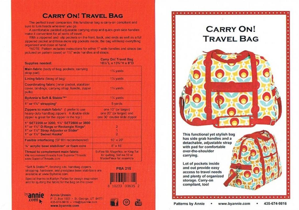 byannie CARRY ON! TRAVEL BAG