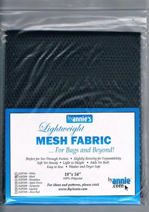 byannie MESH FABRIC, SCHWARZ