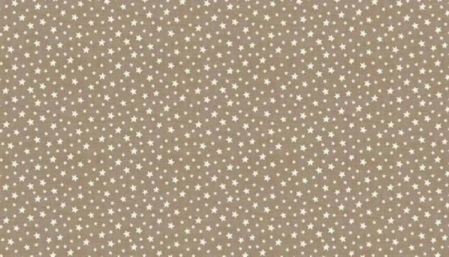 Makower Christmas Scandi 1297/S7 STAR beige