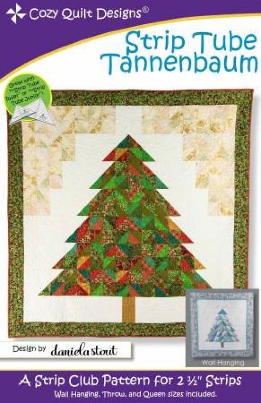 Cozy Quilt Design Strip Tube Tannenbaum