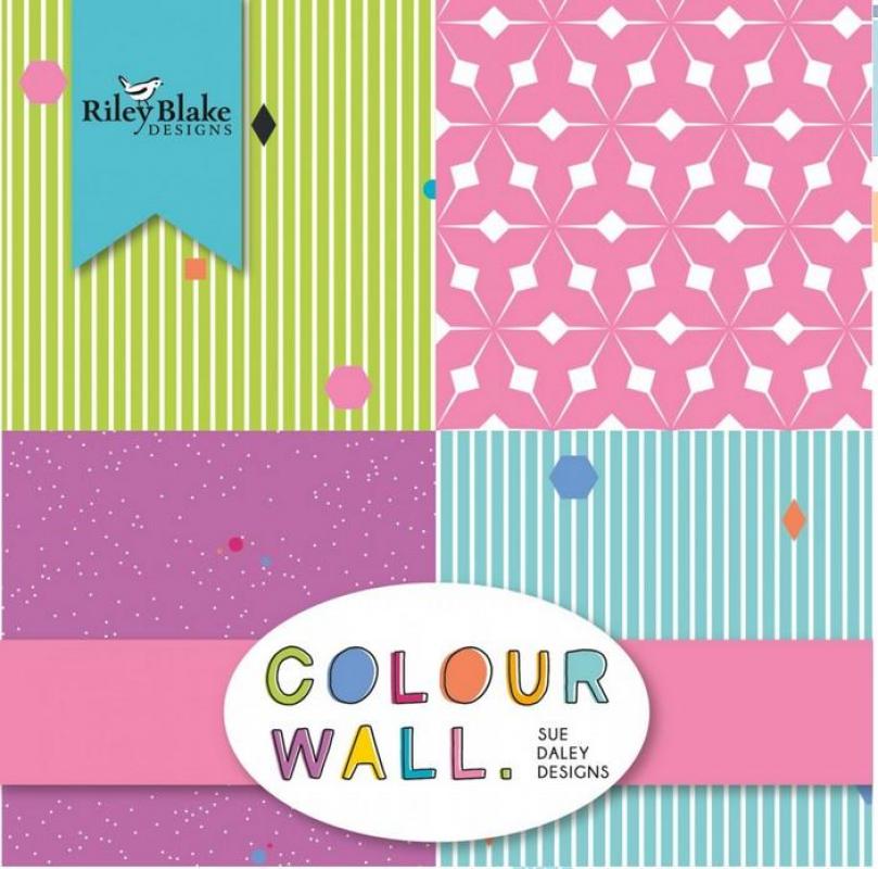 Colour Wall by Sue Daley Designs Fatquarter Bundle