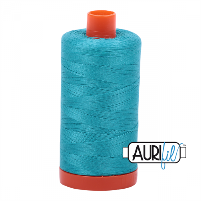 Aurifil Mako 50 1300Meter Turquoise 2810