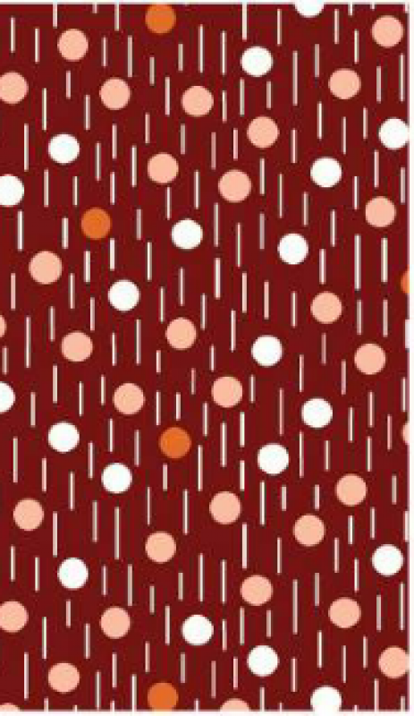 EQP New Vintage April Showers Cranberry Red NV 210402