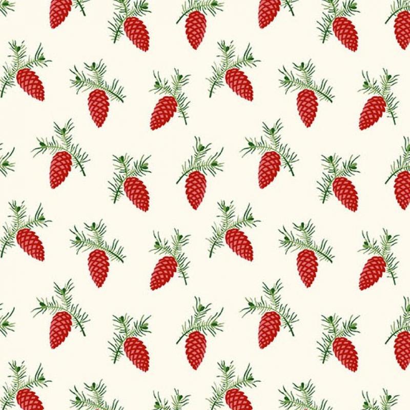 Noel by Laundry Basket Quilts A-9917-R Merry