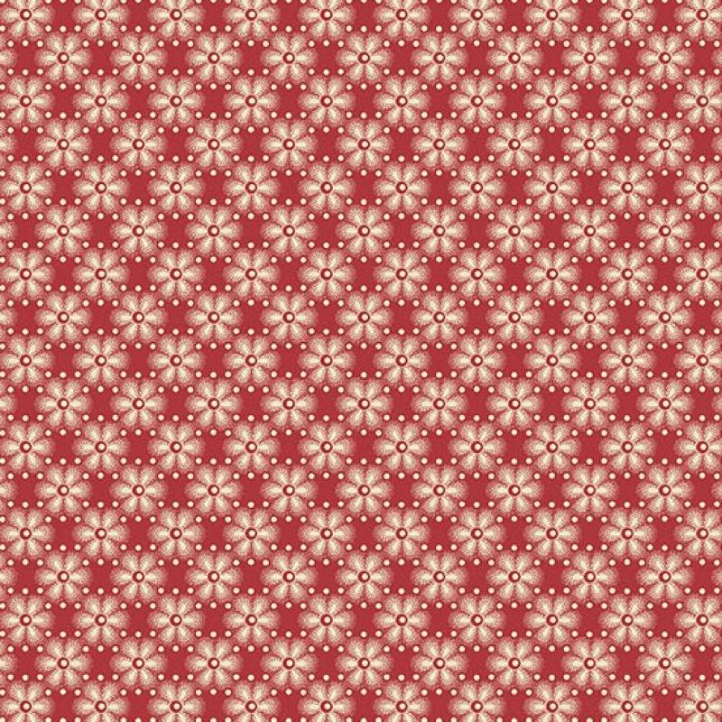 Noel by Laundry Basket Quilts A-9919-R Cranberry