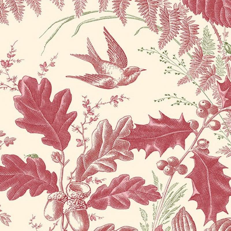 Noel by Laundry Basket Quilts A-9911-R Festive