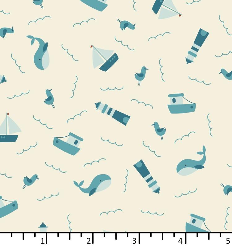 EQP Sands of Time Beside The Seaside Cotton