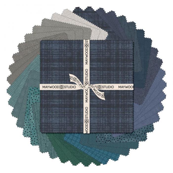 Maywood Studio Woolies Flannel Stormy Seas  SQ-MASWOF-STS
