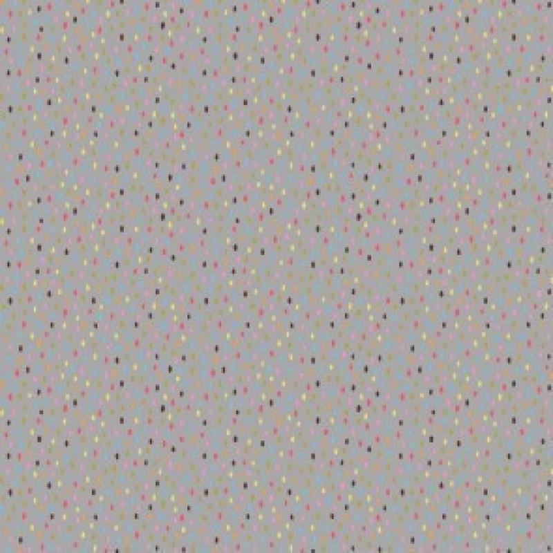 STOF Quilters Basic Harmony 4520-903 grau, bunte Sprenkel