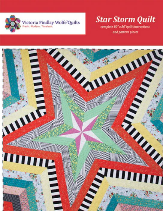 Viktoria Findlay Wolfe Star Storm Quilt Pattern